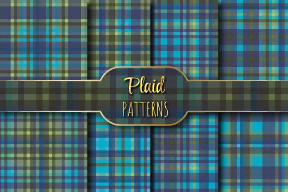 Blue and Green Plaid: A Modern Design Element for Creative Professionals