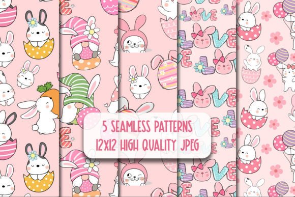 Cute Easter Seamless Digital Paper Pack: Strategic Design for Creative and Commercial Use