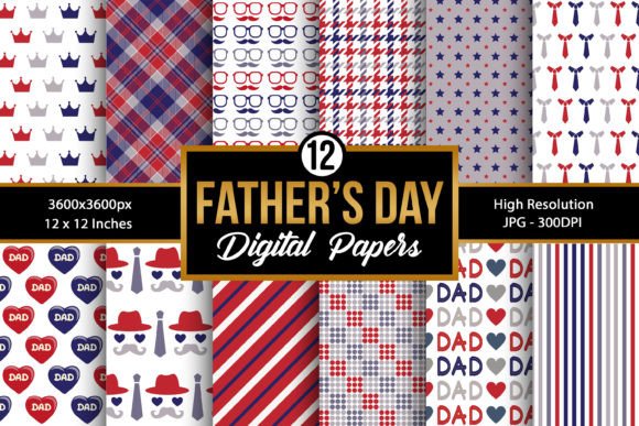 Father’s Day Digital Papers: A Creative Resource for DAD Life