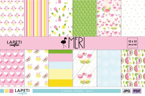 Flamingo Digital Papers Tropical Paper: A Guide to Creating Beautiful and Vibrant Crafts