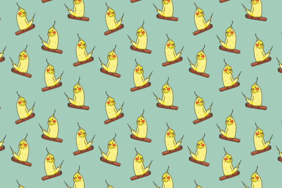 Parrot Seamless Pattern for Creative Projects