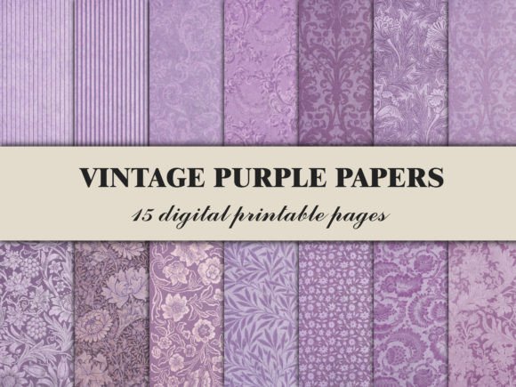 Purple Scrapbook Paper Vintage: A Strategic Tool for Creative and Professional Expression