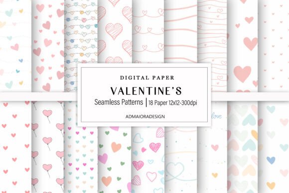 Valentine's Seamless Digital Paper: A Versatile Tool for Creators and Designers